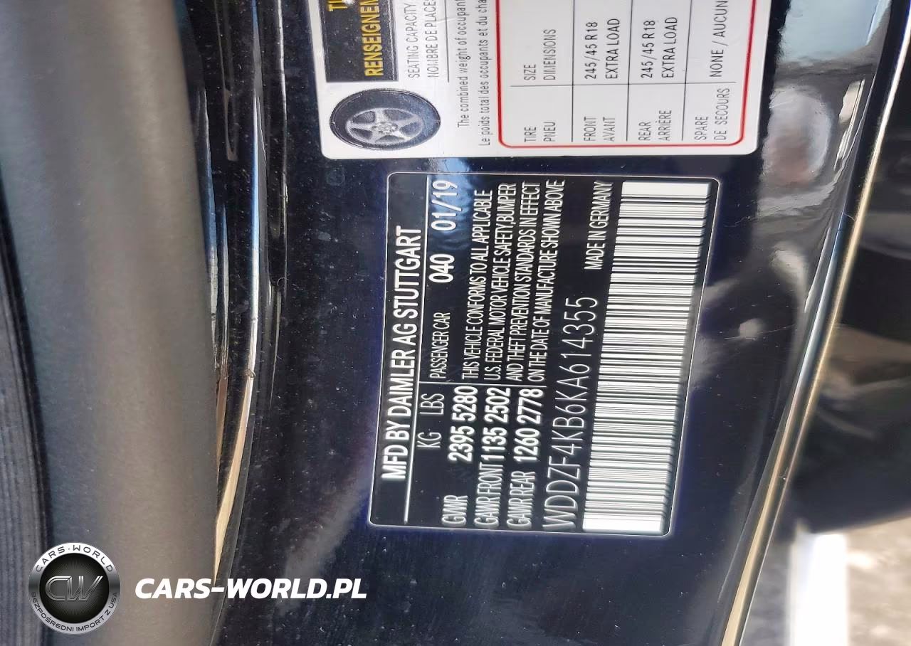 2019 Mercedes-Benz E 300 4Matic VIN:WDDZF4KB6KA614355 - 12