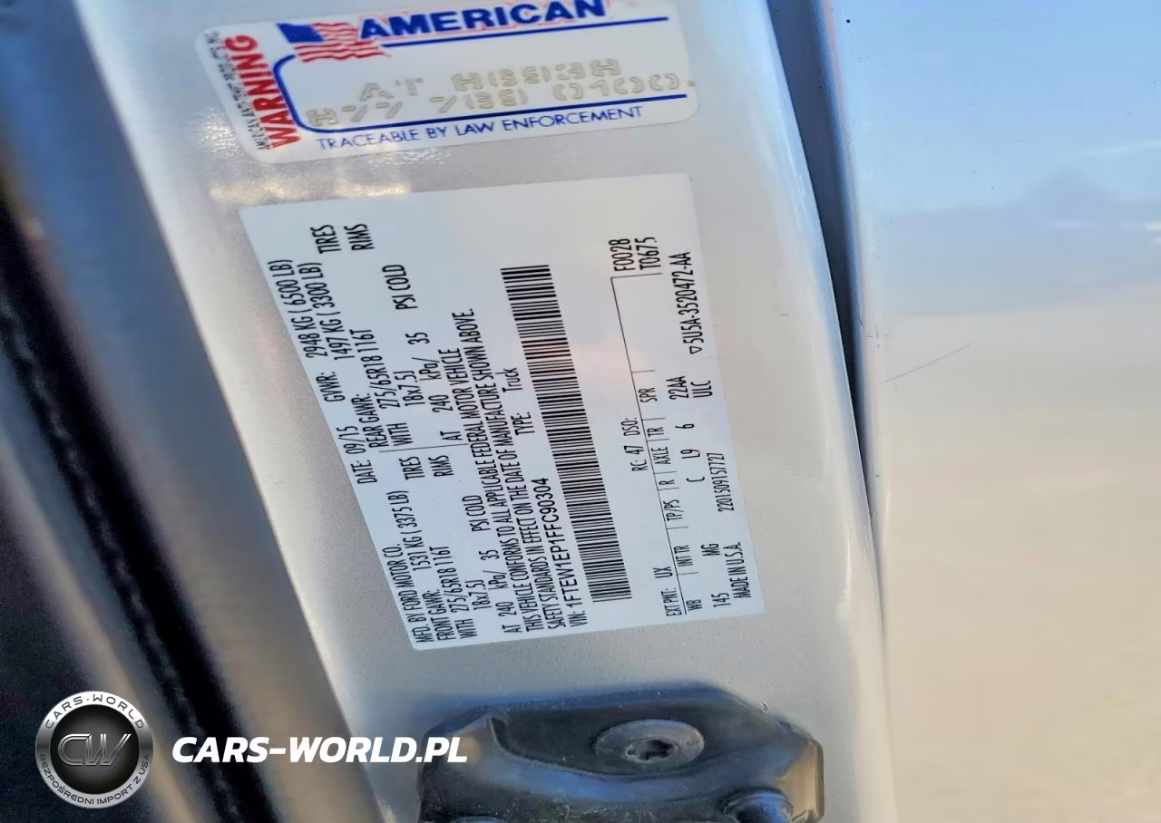 2015 Ford F150 Supercrew VIN:1FTEW1EP1FFC90304 - 12