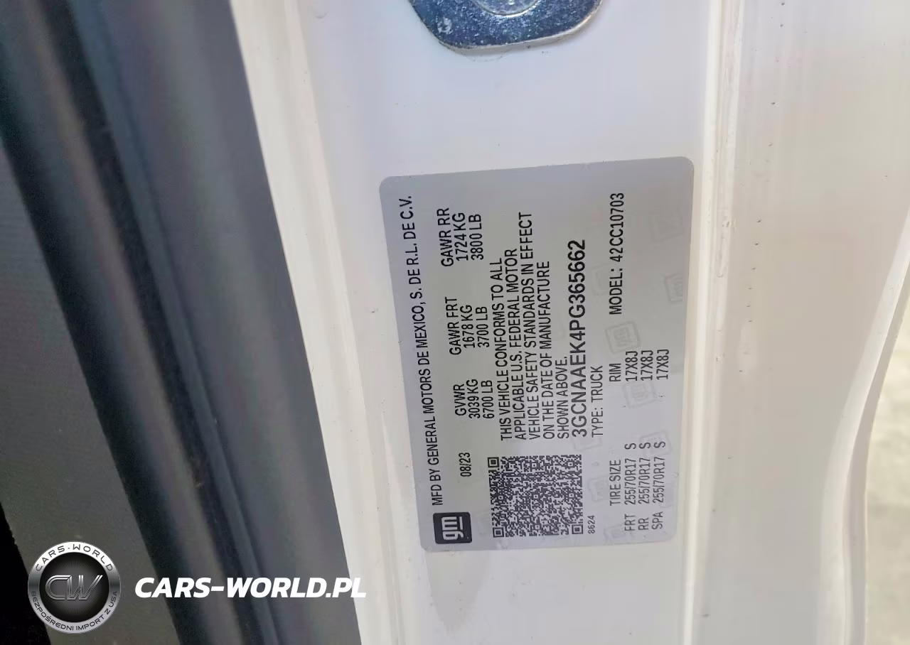 2023 Chevrolet Silverado C1500 VIN:3GCNAAEK4PG365662 - 12