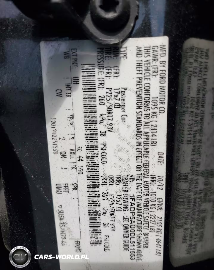 2013 Ford C-Max Se VIN:1FADP5AU0DL511553 - 13