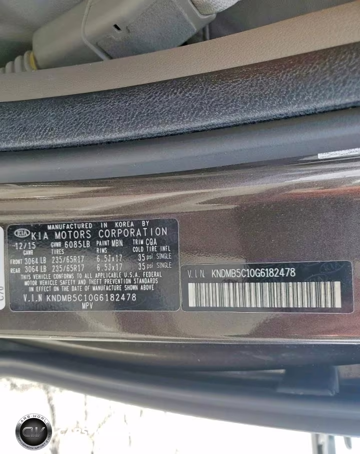 2016 Kia Sedona Lx VIN:KNDMB5C10G6182478 - 14