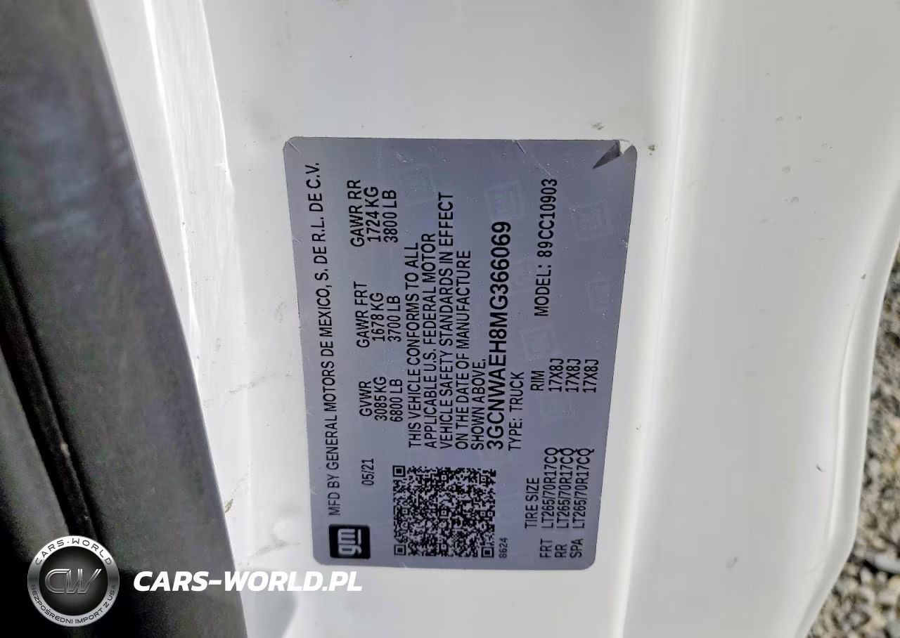 2021 Chevrolet Silverado C1500 VIN:3GCNWAEH8MG366069 - 12