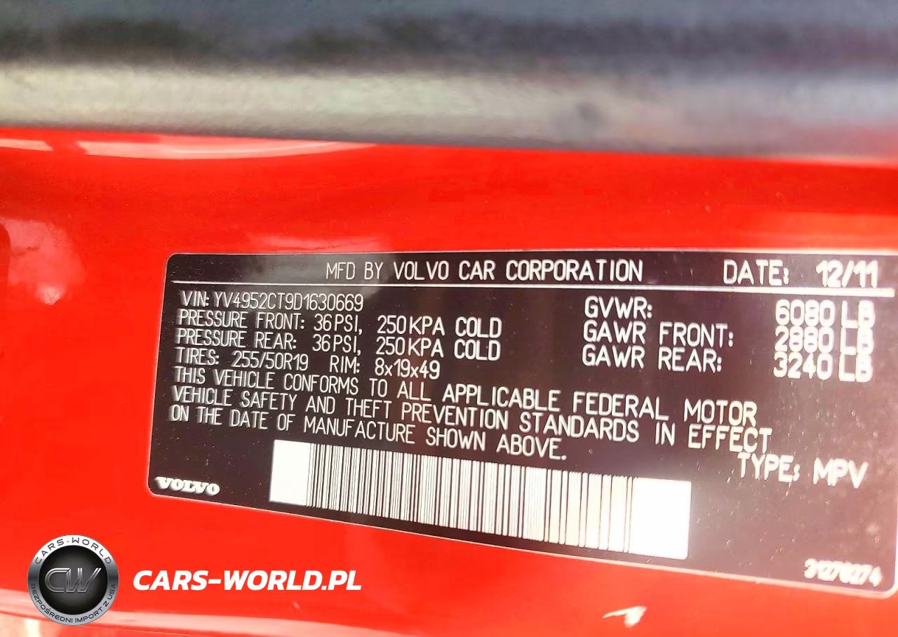 2013 Volvo Xc90 R Design VIN:YV4952CT9D1630669 - 12