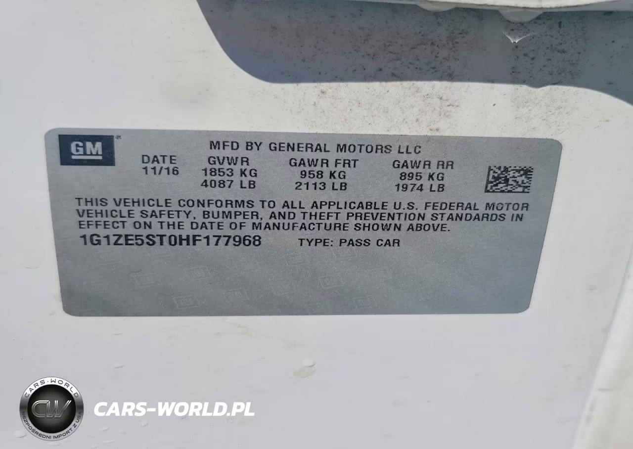2017 Chevrolet Malibu Lt VIN:1G1ZE5ST0HF177968 - 12