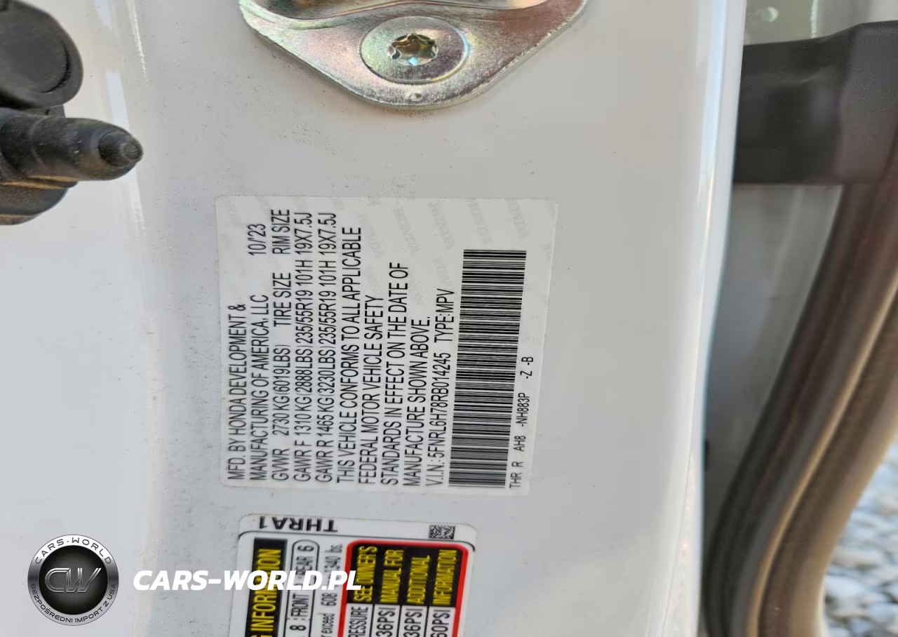 2024 Honda Odyssey Sport VIN:5FNRL6H78RB014245 - 13