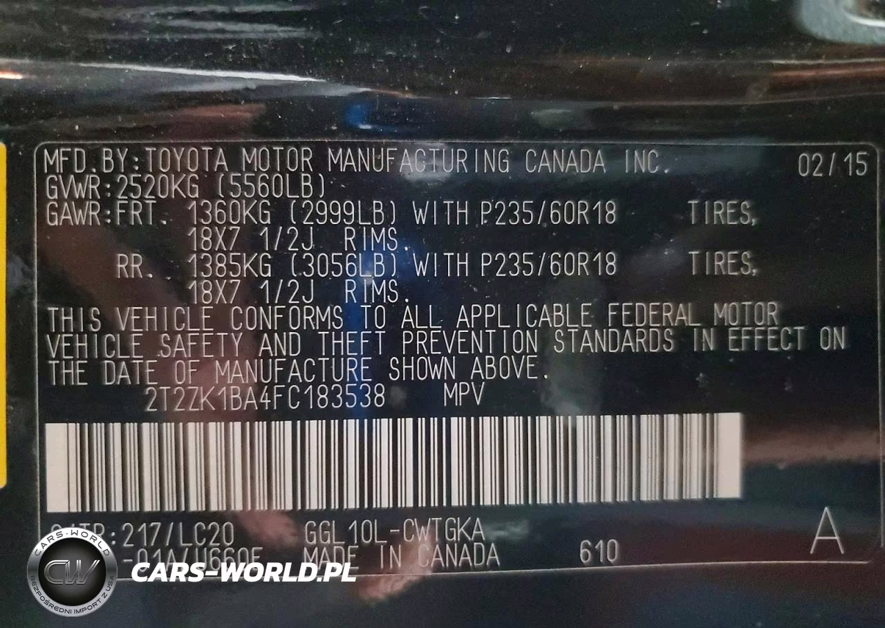 2015 Lexus Rx 350 VIN:2T2ZK1BA4FC183538 - 12