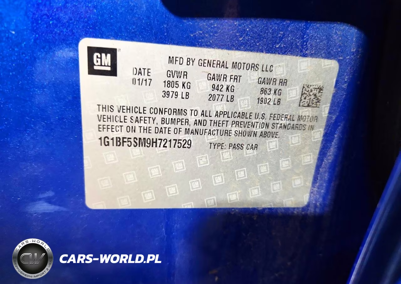 2017 Chevrolet Cruze Premier VIN:1G1BF5SM9H7217529 - 13