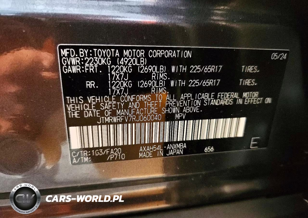 2024 Toyota Rav4 Xle VIN:JTMRWRFV7RJ060040 - 13