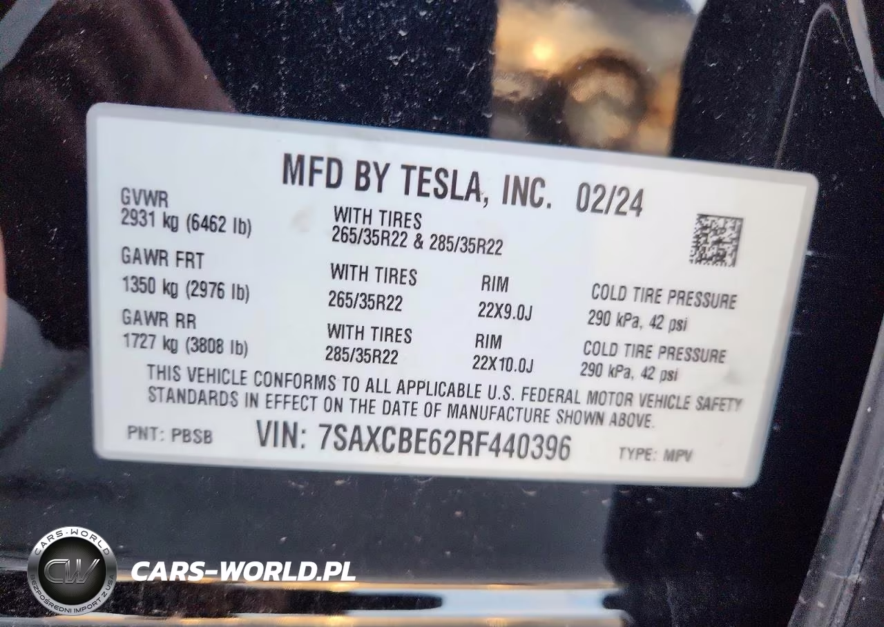 2024 Tesla Model X VIN:7SAXCBE62RF440396 - 13