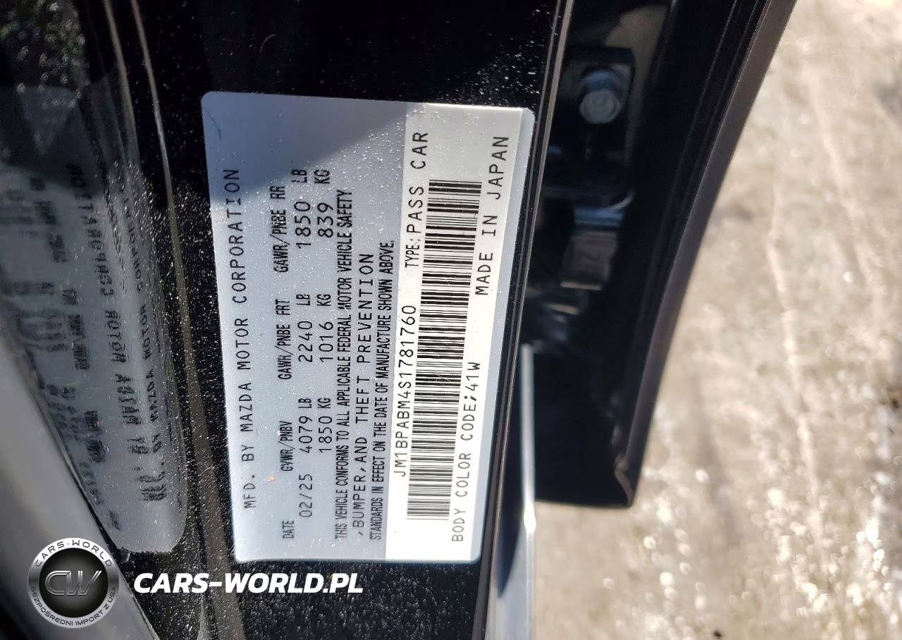 2025 Mazda 3 Select Sport VIN:JM1BPABM4S1781760 - 12