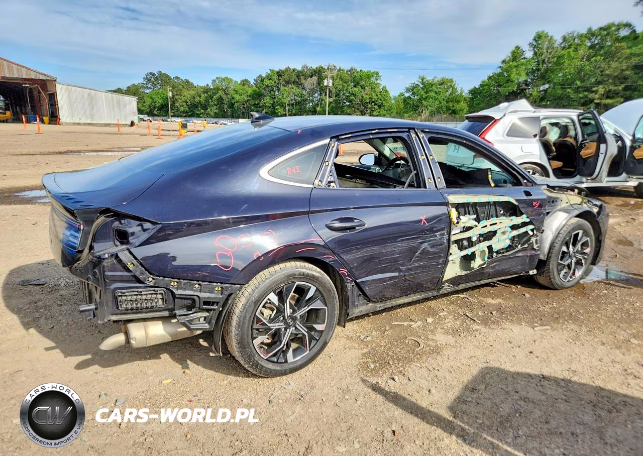 2024 Hyundai Sonata Sel VIN:KMHL64JAXRA375150 - 3