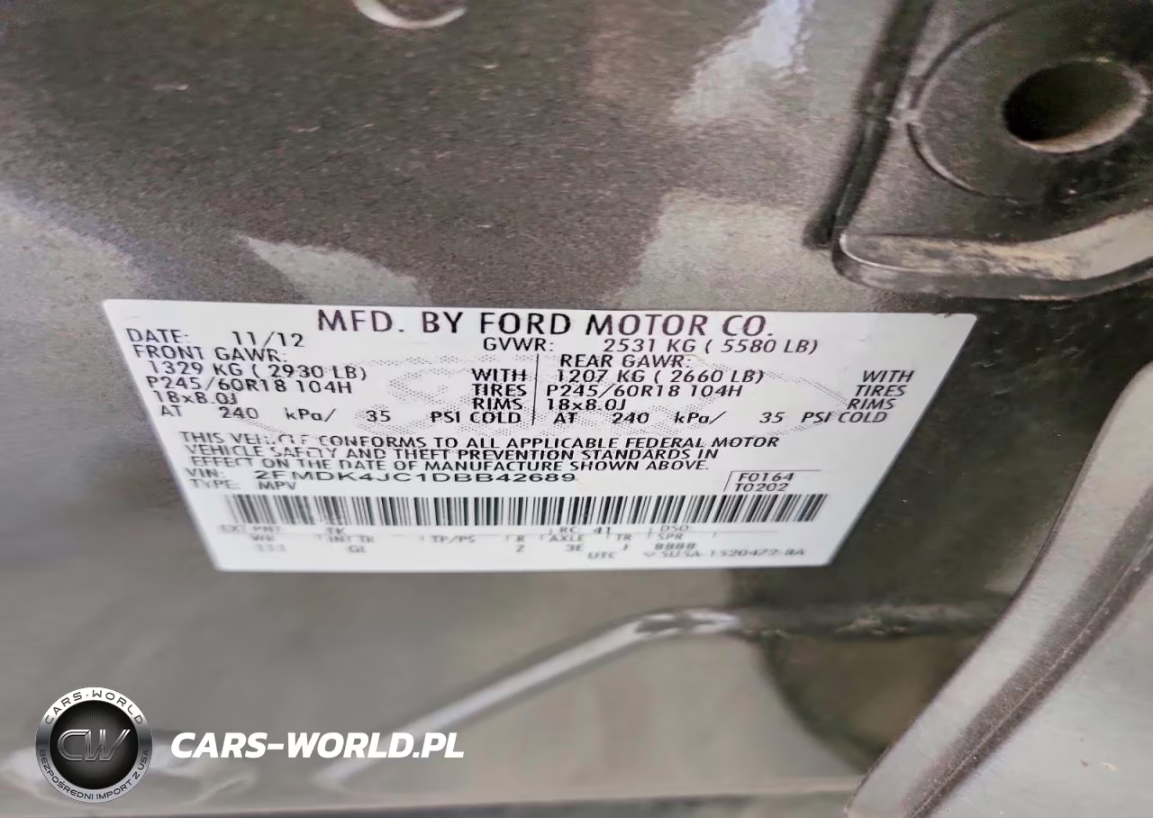 2013 Ford Edge Sel VIN:2FMDK4JC1DBB42689 - 13