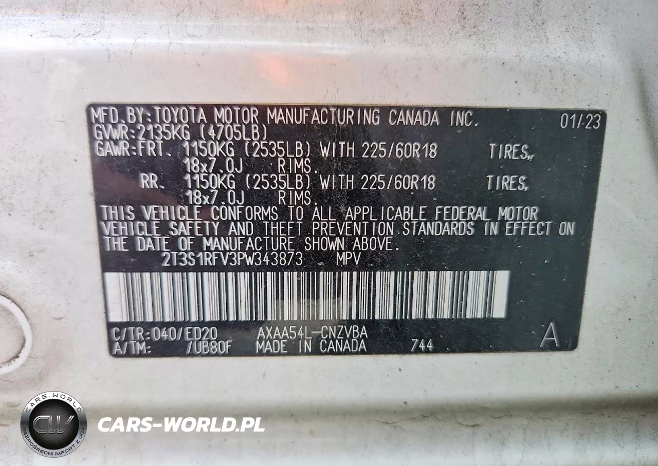 2023 Toyota Rav4 Trd Off Road VIN:2T3S1RFV3PW343873 - 12