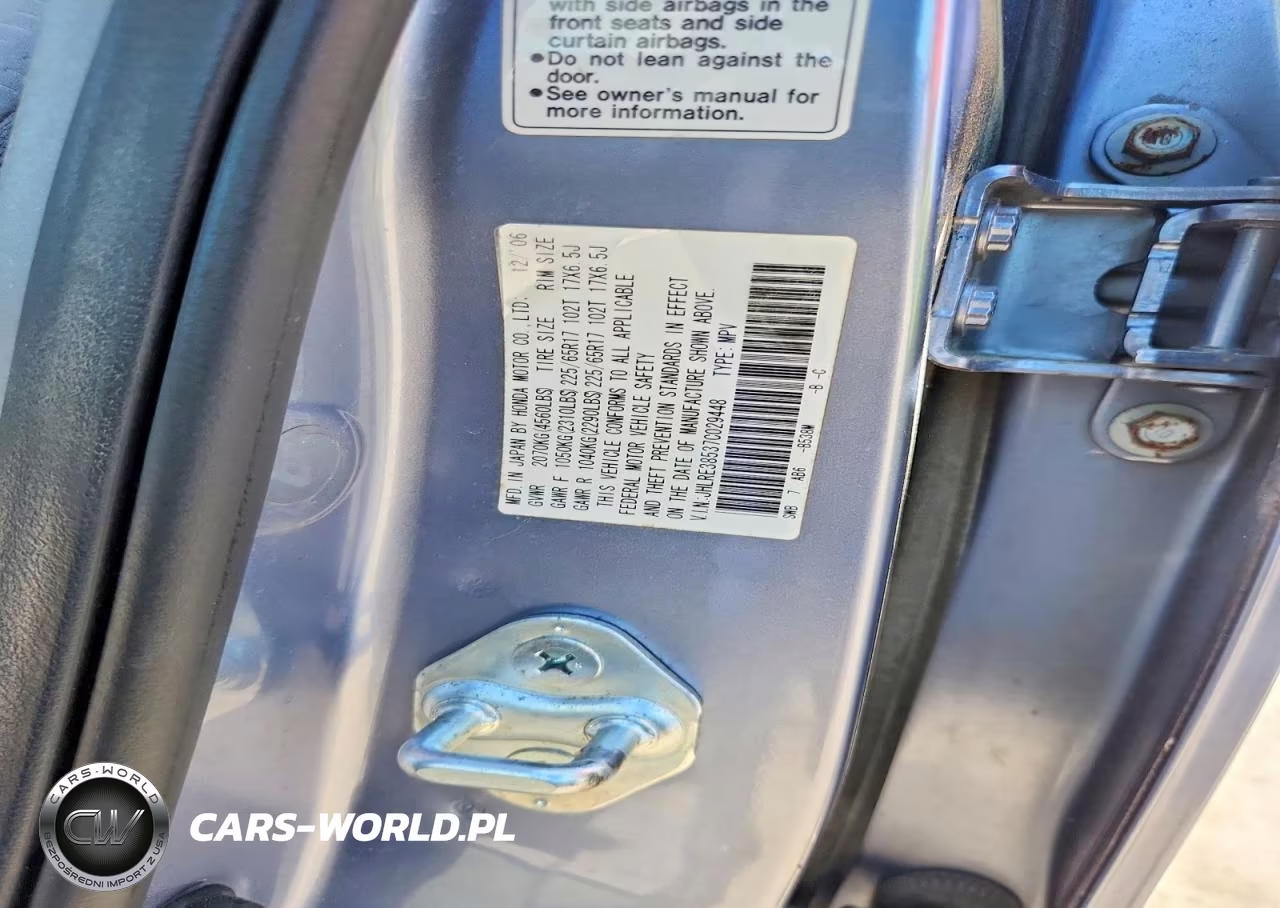 2007 Honda Cr-V Ex VIN:JHLRE38537C029448 - 13