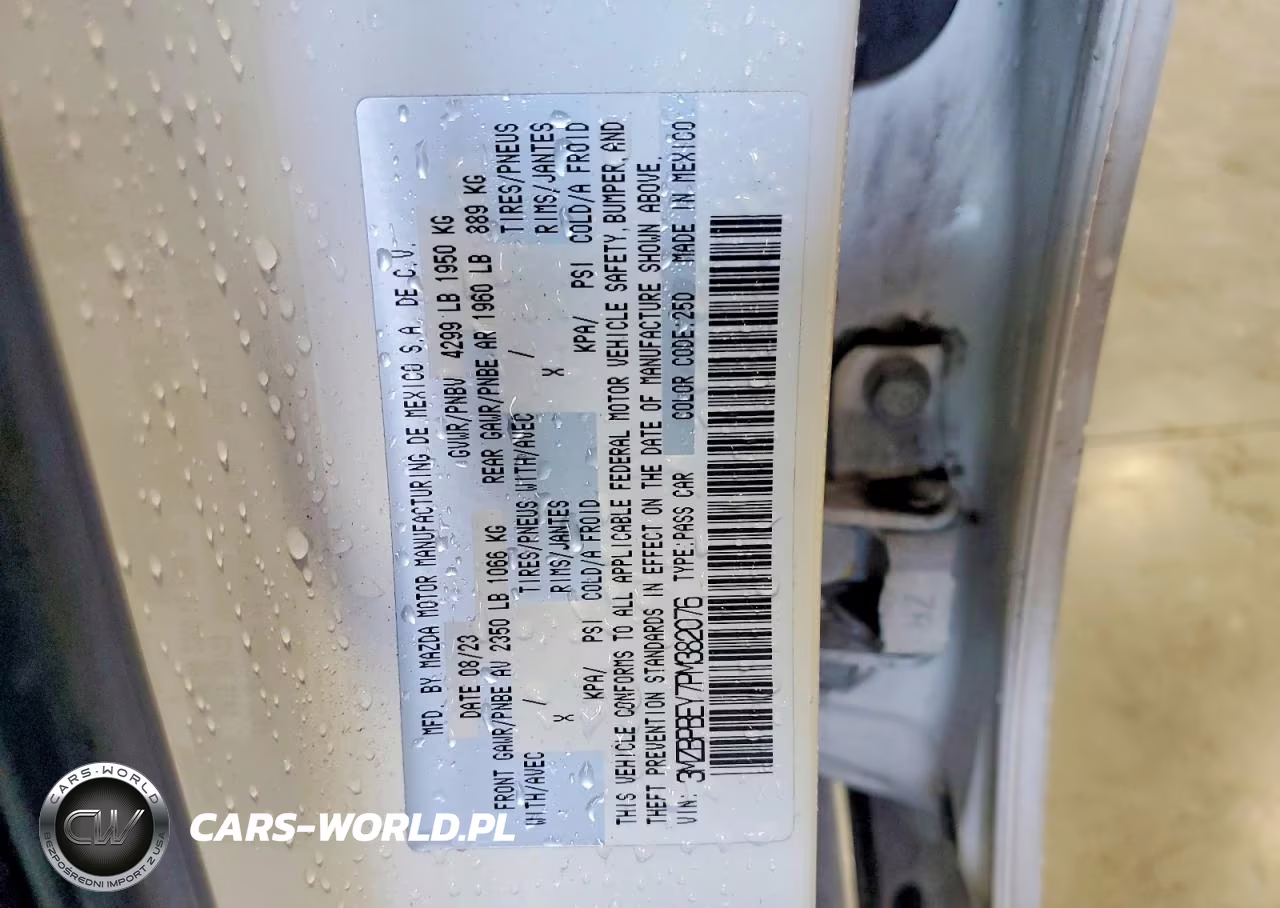 2023 Mazda 3 Premium Plus VIN:3MZBPBEY7PM382076 - 13