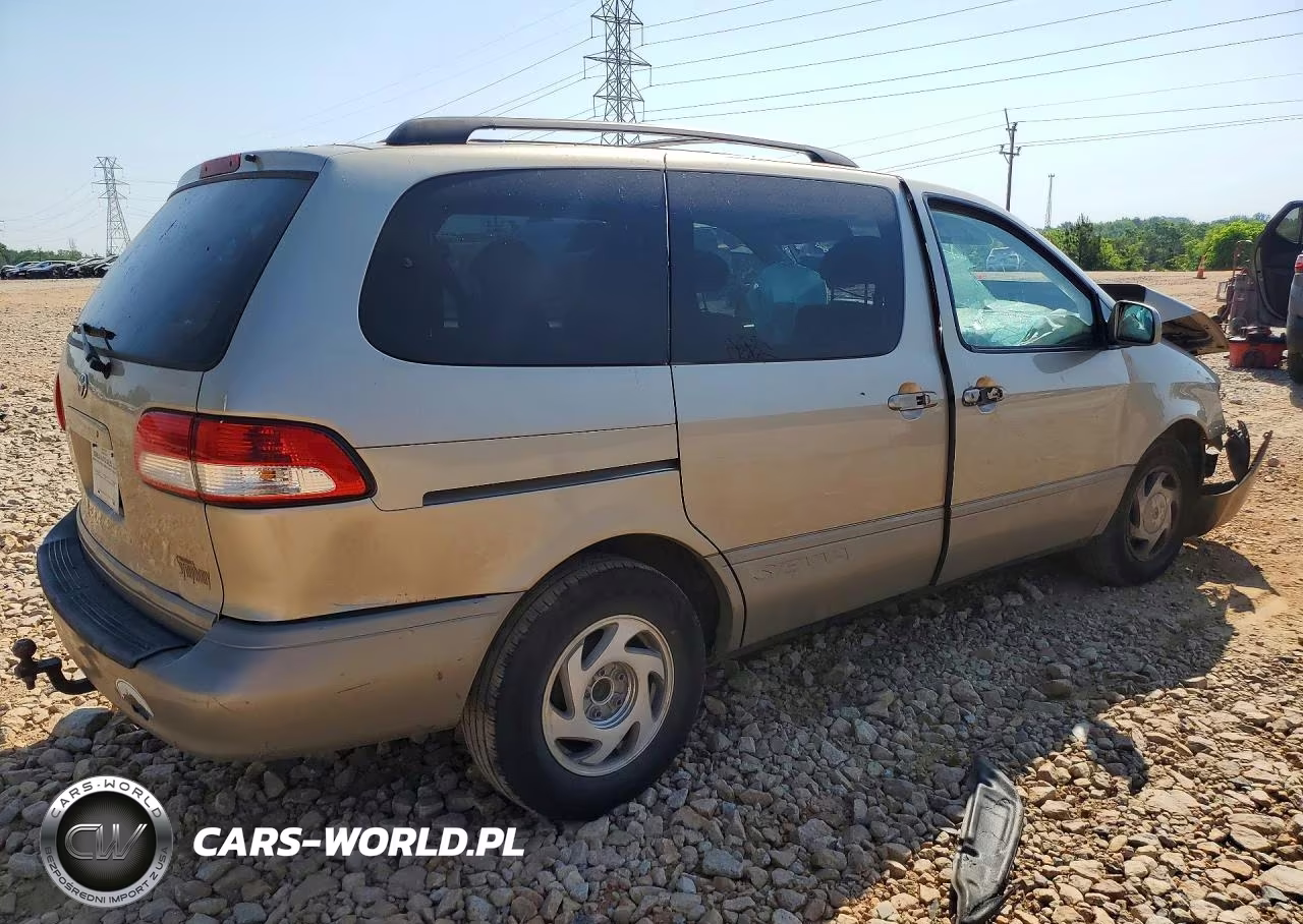 2002 Toyota Sienna Le VIN:4T3ZF13C72U454651 - 3
