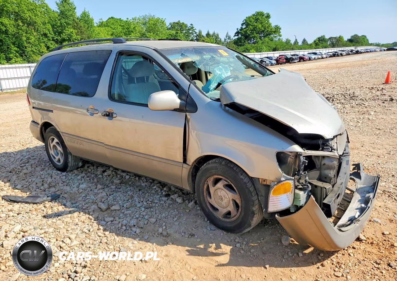 2002 Toyota Sienna Le VIN:4T3ZF13C72U454651 - 4