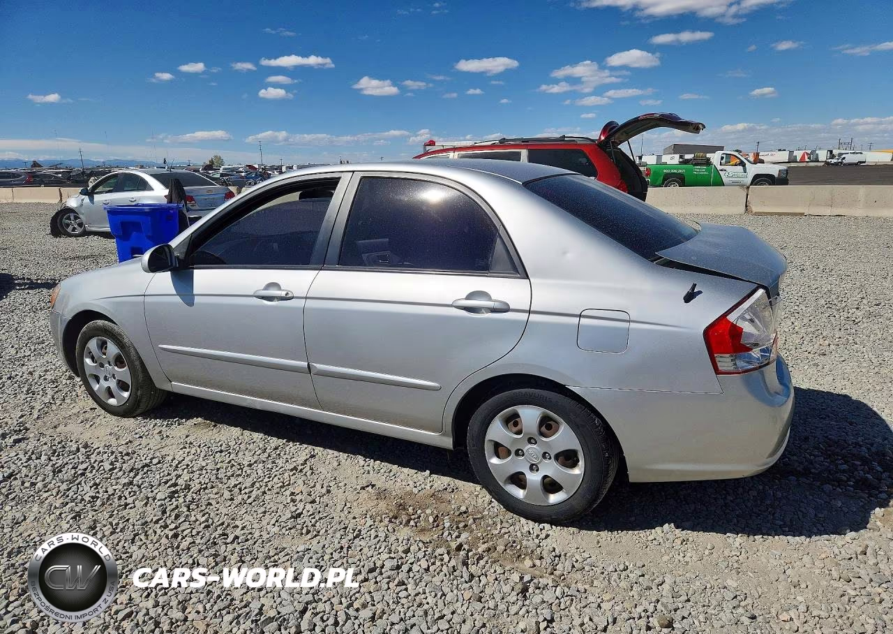 2008 Kia Spectra VIN:KNAFE121185554439 - 2