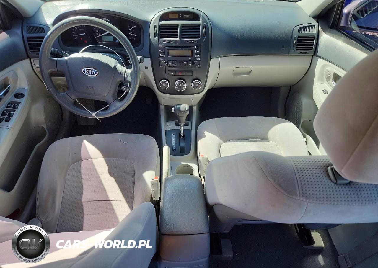 2008 Kia Spectra VIN:KNAFE121185554439 - 8