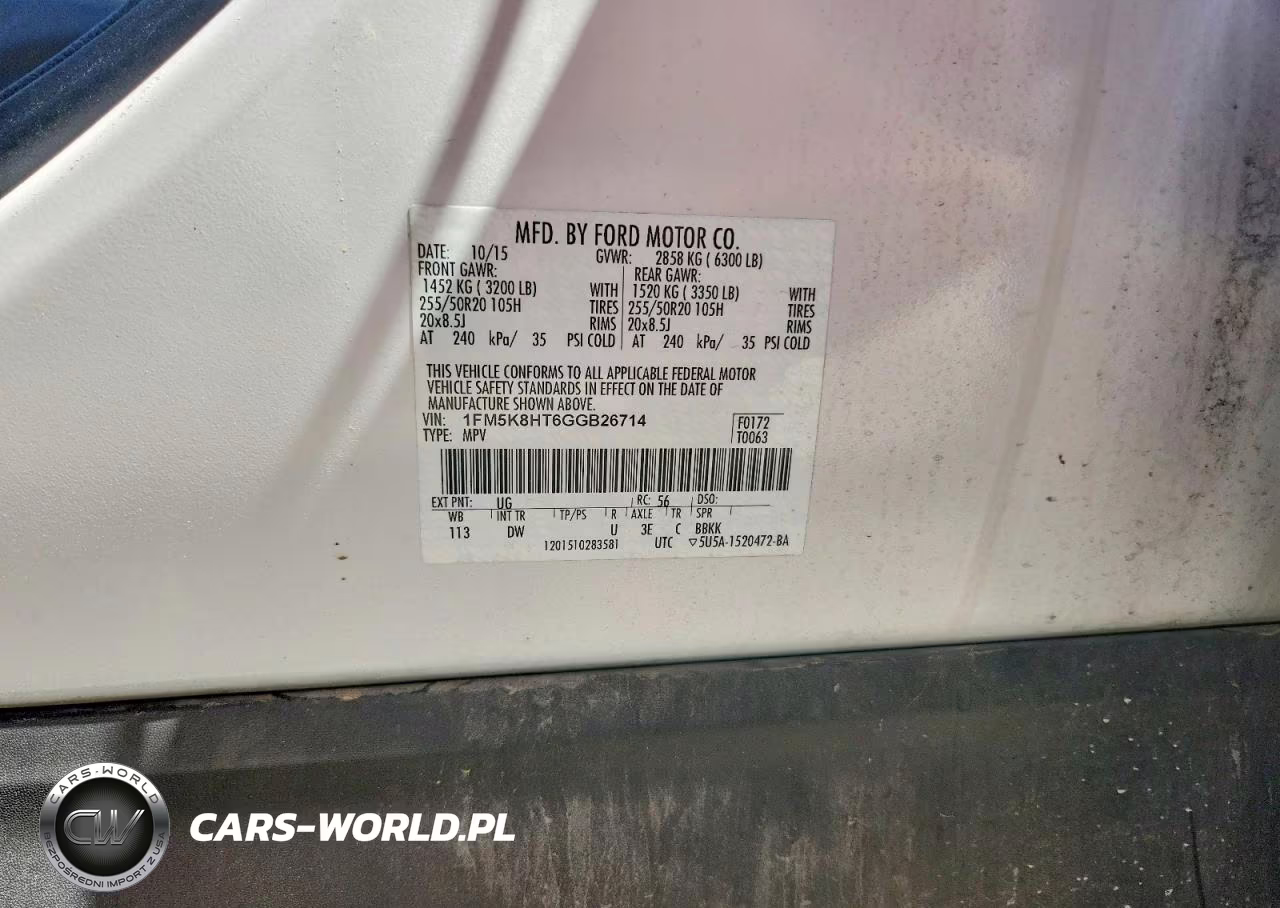 2016 Ford Explorer Platinum VIN:1FM5K8HT6GGB26714 - 13