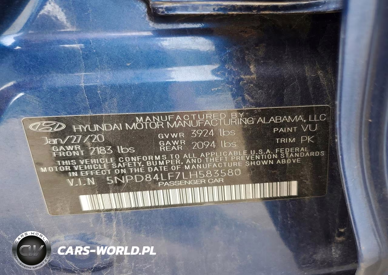 2020 Hyundai Elantra Sel VIN:5NPD84LF7LH583580 - 13