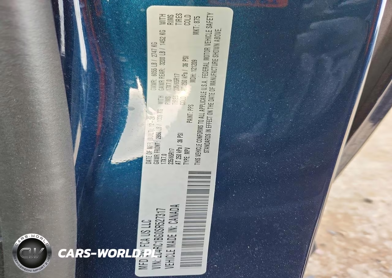 2025 Chrysler Pacifica Select VIN:2C4RC1BG0SR527317 - 14