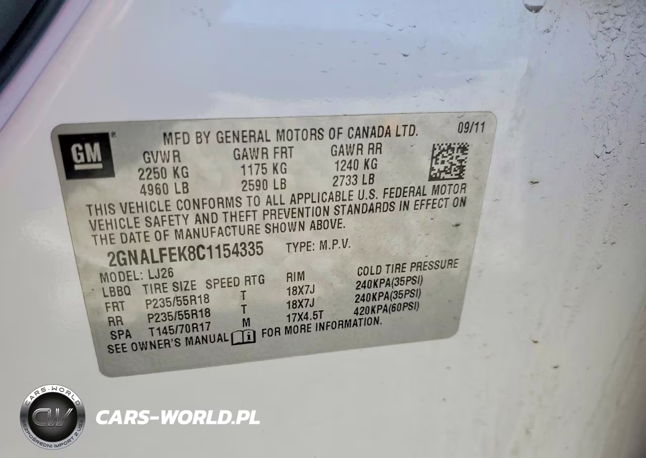 2012 Chevrolet Equinox Ltz VIN:2GNALFEK8C1154335 - 13