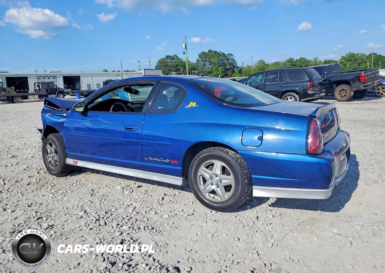 2003 Chevrolet Monte Carlo Ss VIN:2G1WX12K739353493 - 2
