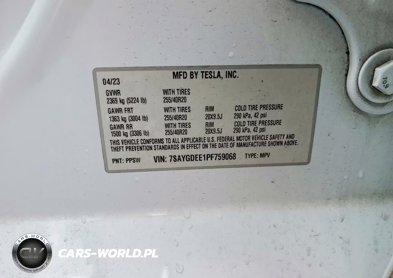 2023 Tesla Model Y VIN:7SAYGDEE1PF759068 - 13