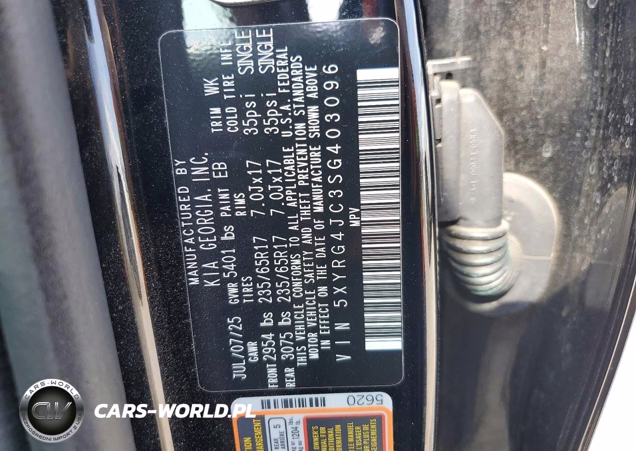 2025 Kia Sorento Lx VIN:5XYRG4JC3SG403096 - 13