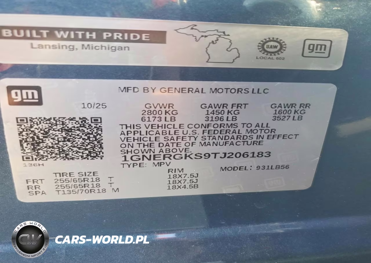 2026 Chevrolet Traverse Lt VIN:1GNERGKS9TJ206183 - 14
