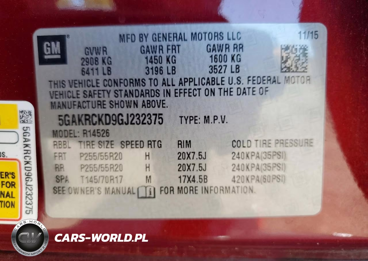 2016 Buick Enclave VIN:5GAKRCKD9GJ232375 - 13
