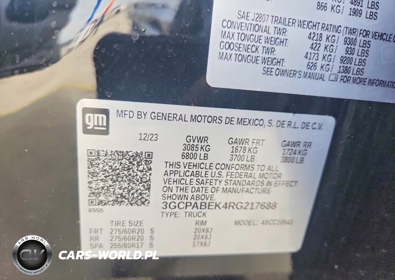 2024 Chevrolet Silverado C1500 Custom VIN:3GCPABEK4RG217688 - 12