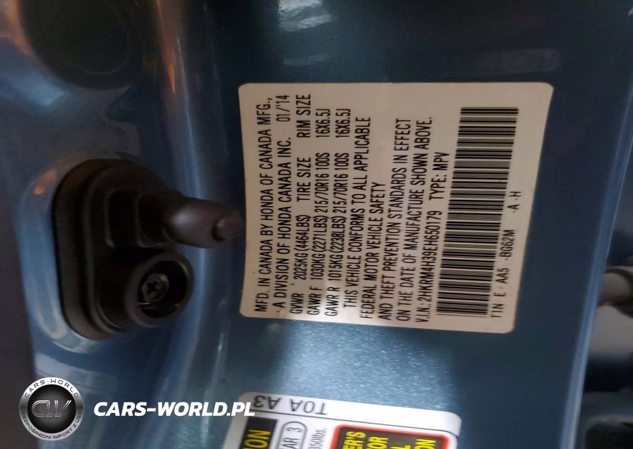 2014 Honda Cr-V Lx VIN:2HKRM4H39EH650179 - 12