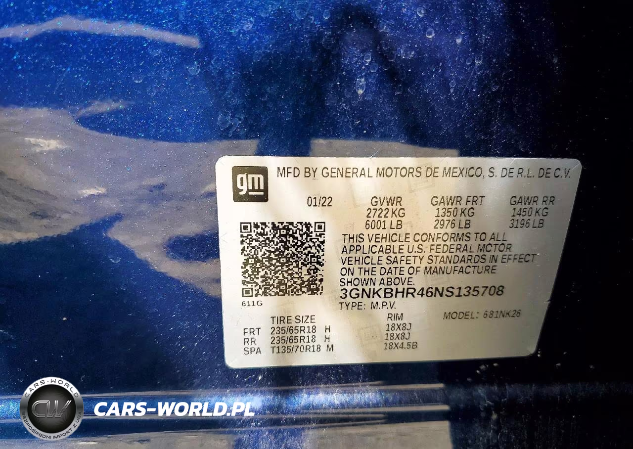 2022 Chevrolet Blazer 2Lt VIN:3GNKBHR46NS135708 - 13