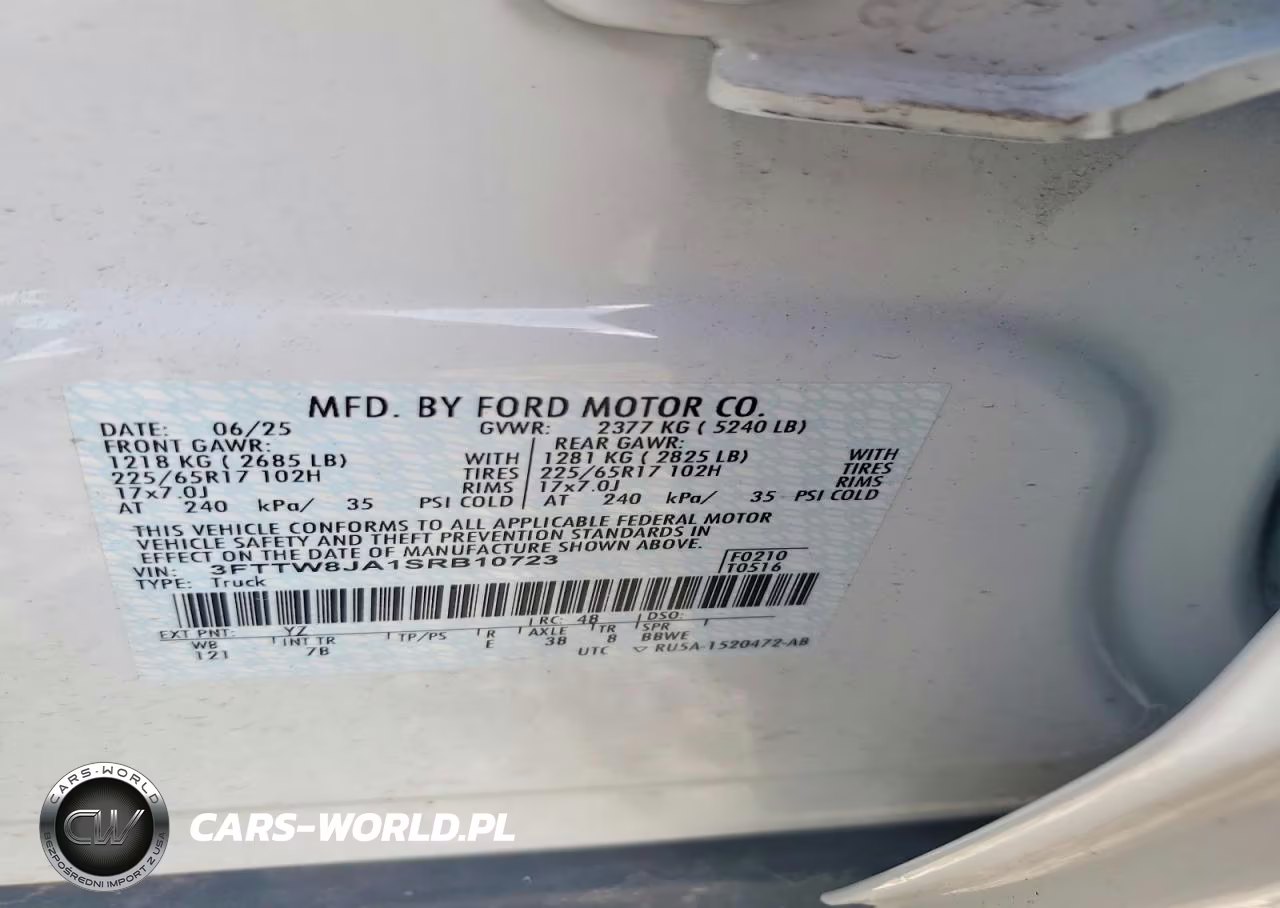 2025 Ford Maverick Xlt VIN:3FTTW8JA1SRB10723 - 12