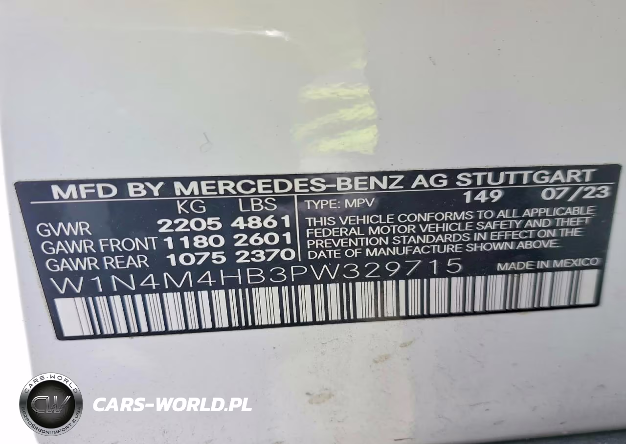 2023 Mercedes-Benz Glb 250 4Matic VIN:W1N4M4HB3PW329715 - 13