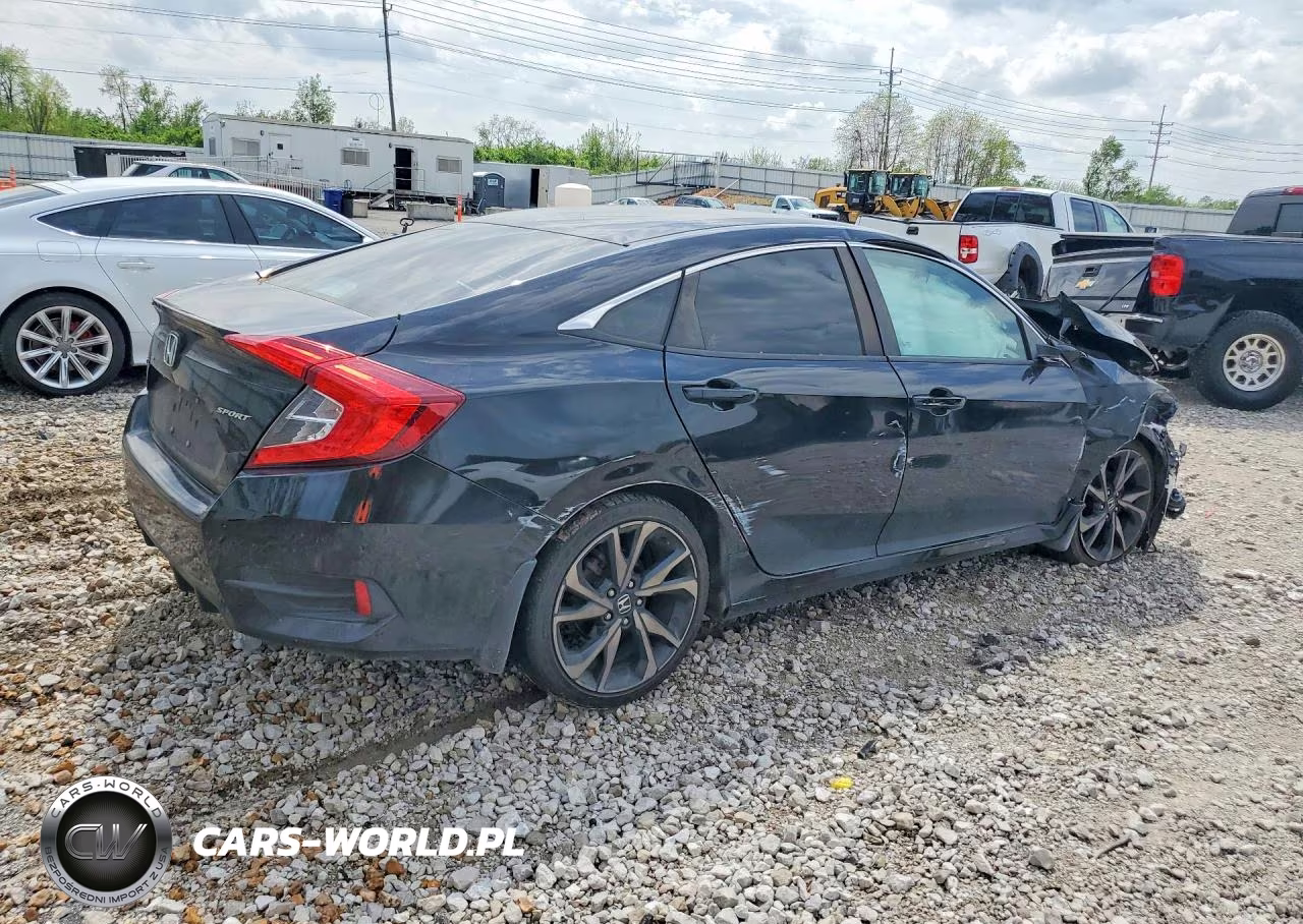 2019 Honda Civic Sport VIN:2HGFC2F83KH600358 - 3