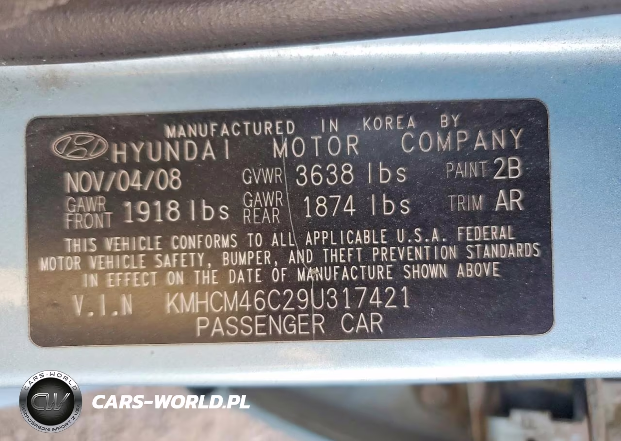 2009 Hyundai Accent Gls VIN:KMHCM46C29U317421 - 13