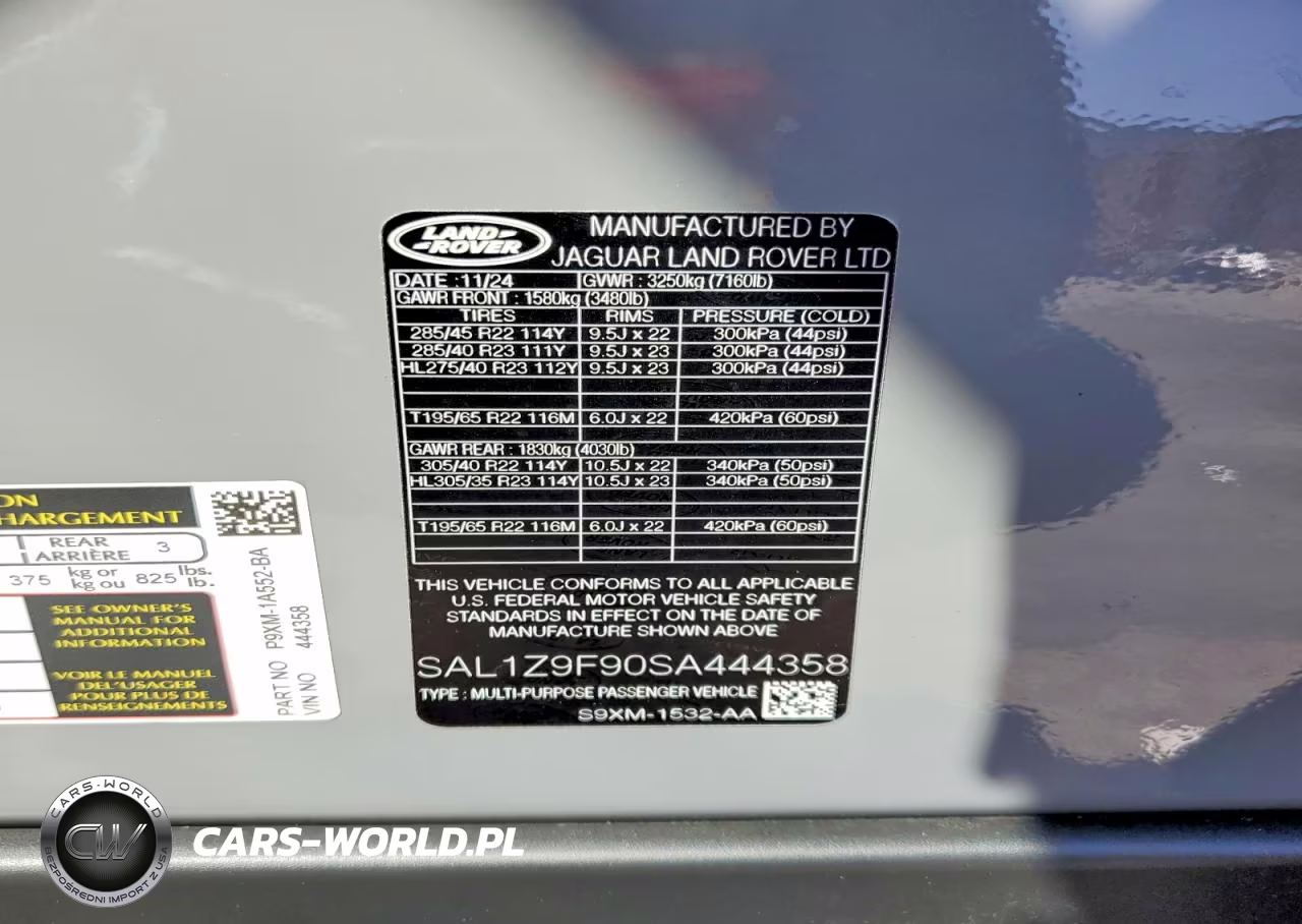2025 Land Rover Range Rover Sport Sv Edition Two VIN:SAL1Z9F90SA444358 - 13