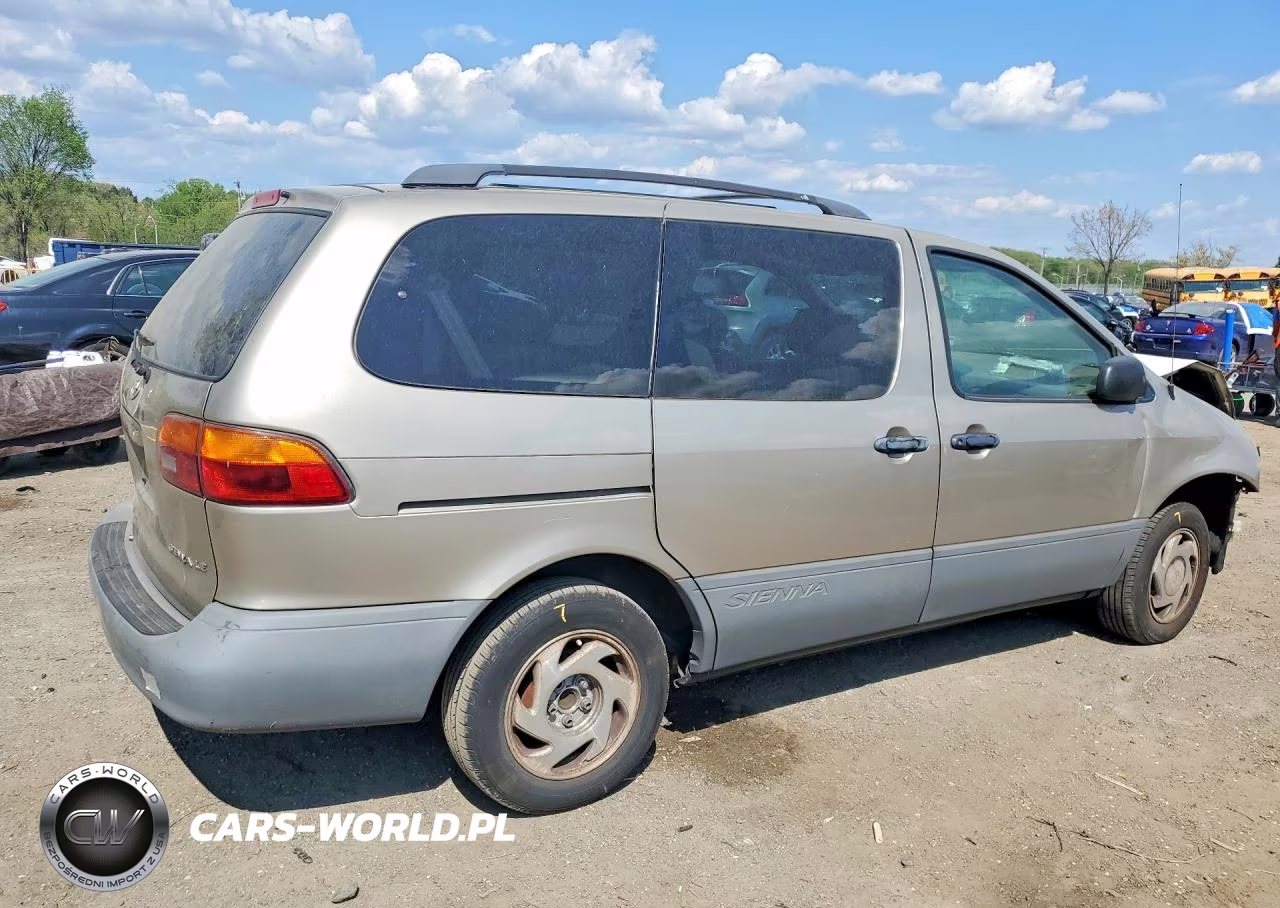 2000 Toyota Sienna Le VIN:4T3ZF13C3YU317344 - 3