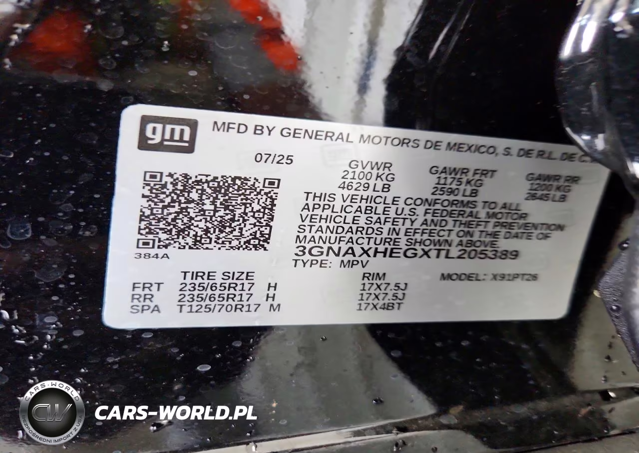 2026 Chevrolet Equinox Lt VIN:3GNAXHEGXTL205389 - 13