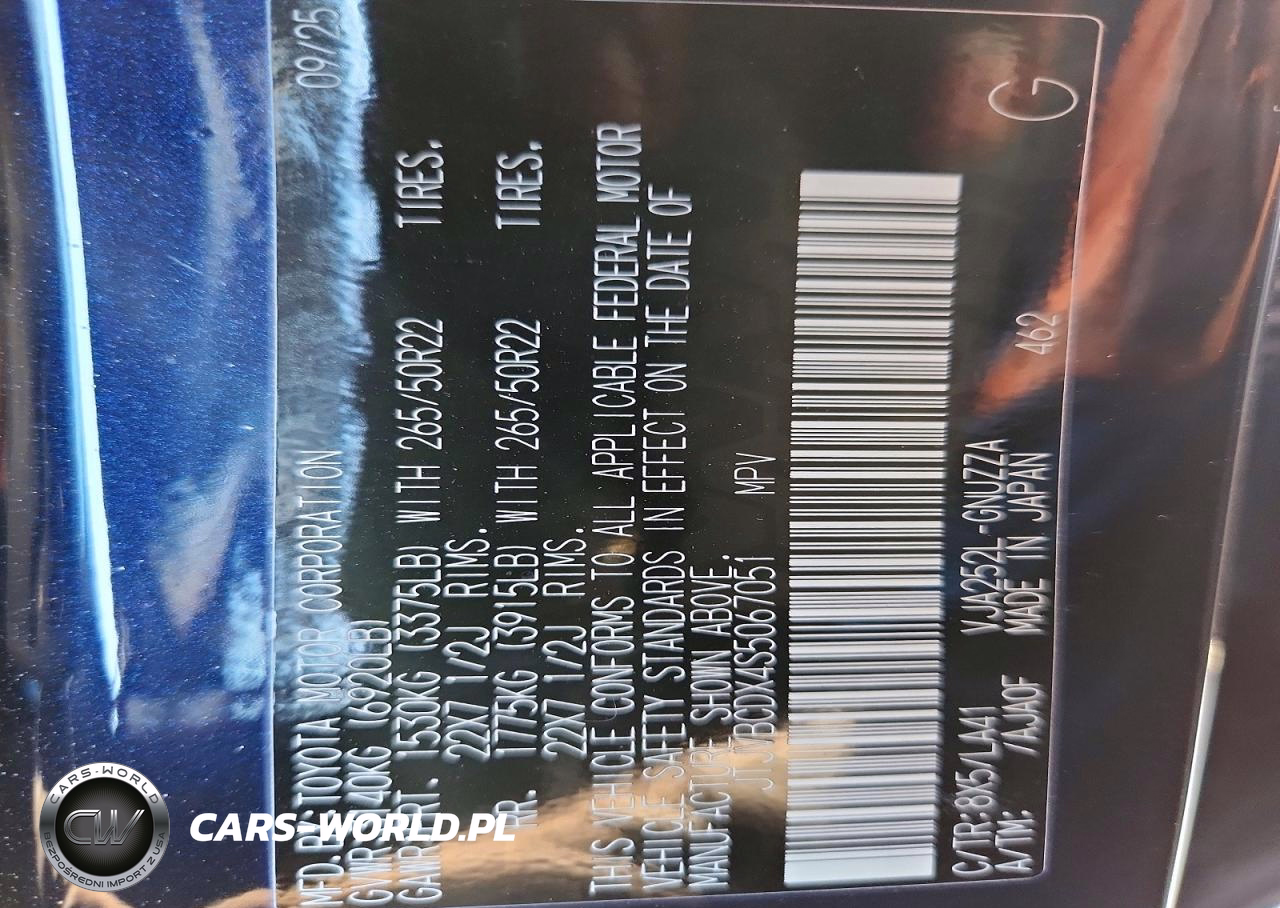 2025 Lexus Gx 550 Luxury+ VIN:JTJVBCDX4S5067051 - 13