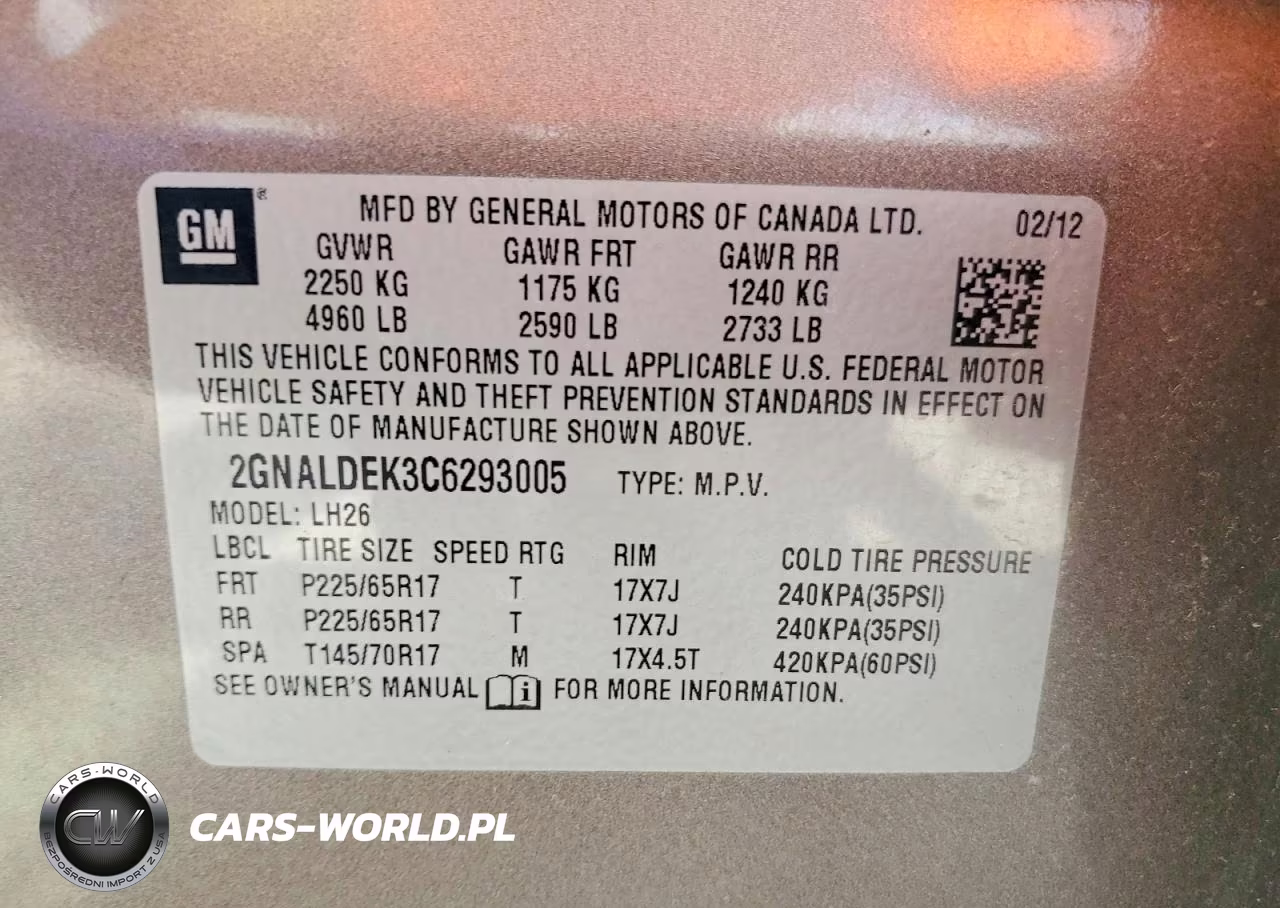2012 Chevrolet Equinox Lt VIN:2GNALDEK3C6293005 - 13