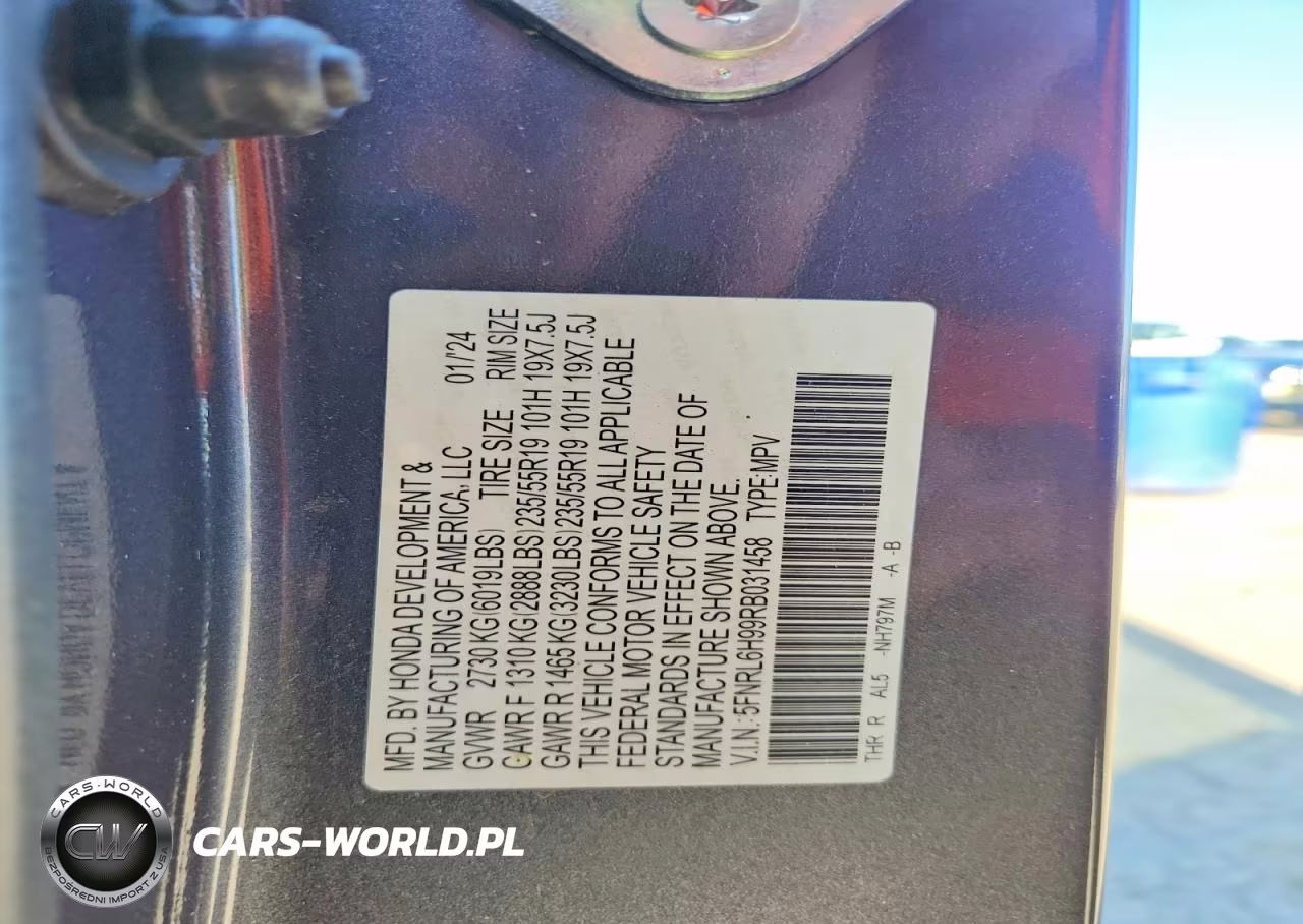 2024 Honda Odyssey Elite VIN:5FNRL6H99RB031458 - 14