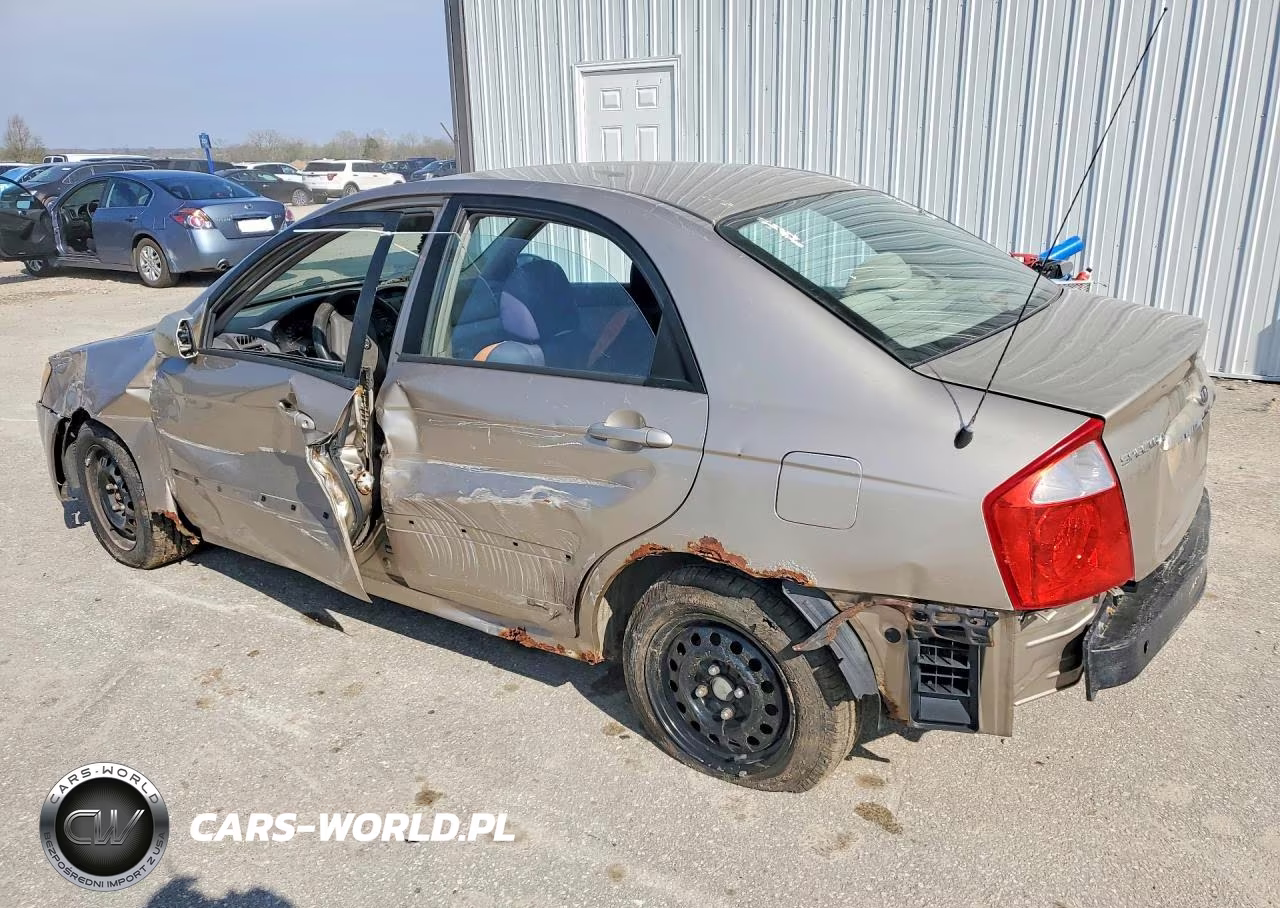 2005 Kia Spectra Lx VIN:KNAFE121055090670 - 2
