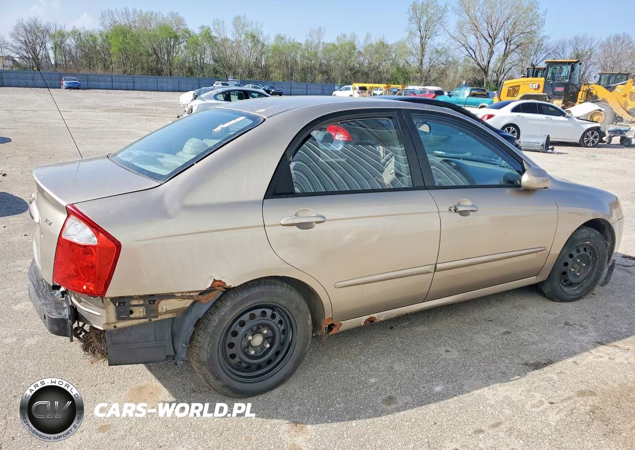 2005 Kia Spectra Lx VIN:KNAFE121055090670 - 3