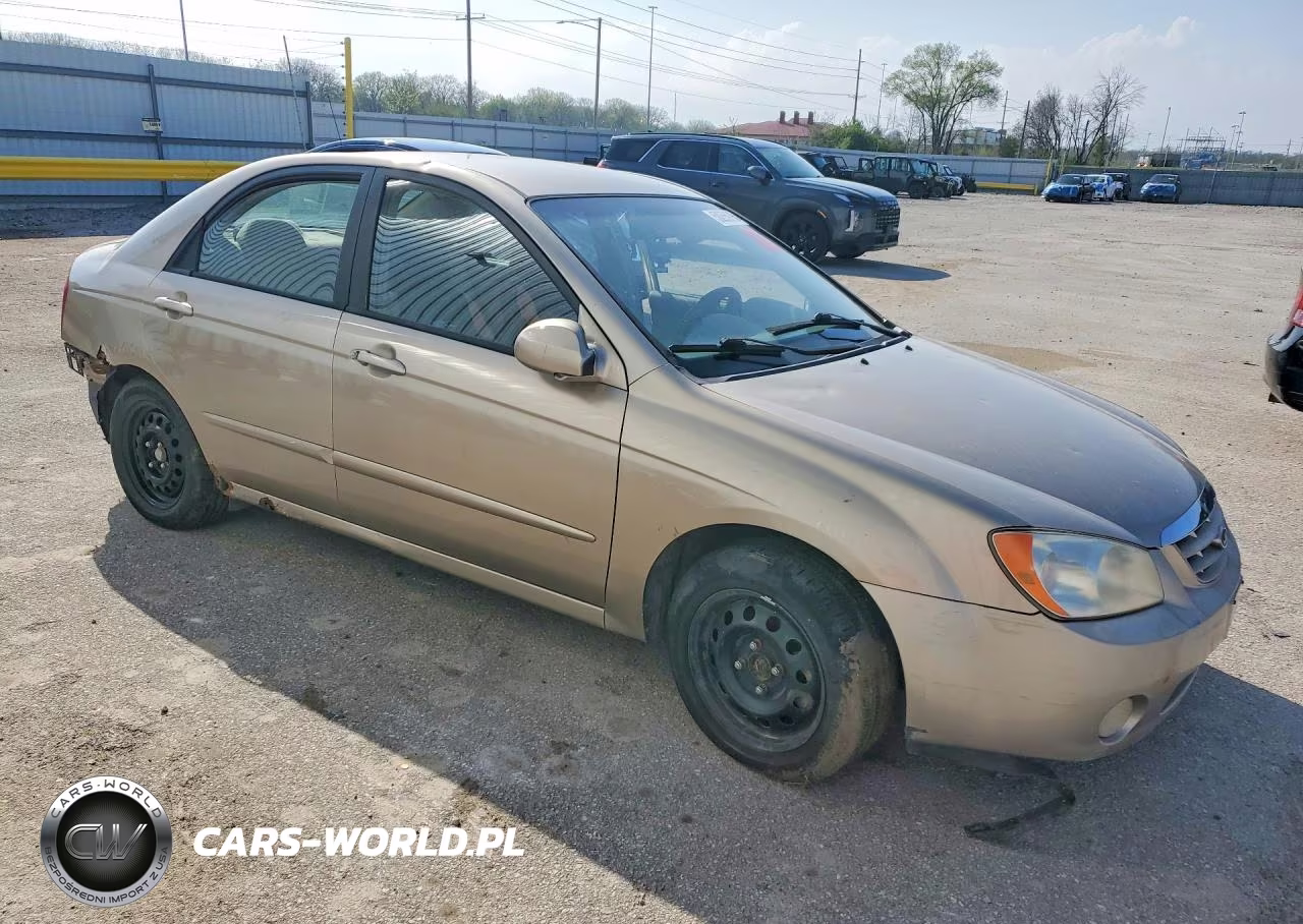 2005 Kia Spectra Lx VIN:KNAFE121055090670 - 4