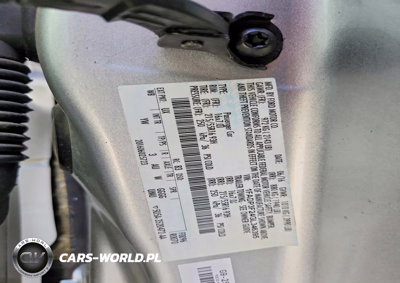 2016 Ford Focus Se VIN:1FADP3F24GL346395 - 12