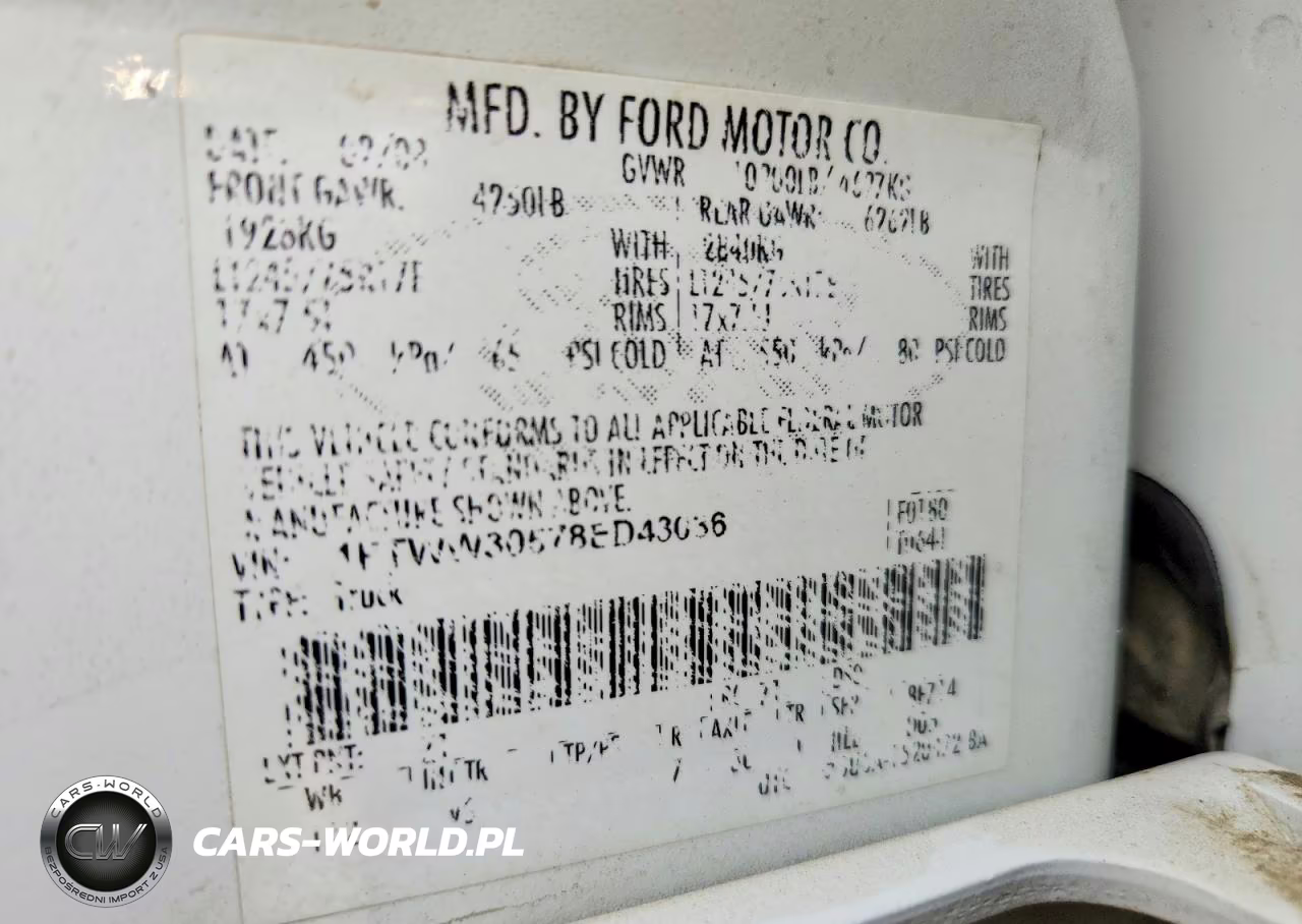 2008 Ford F350 Srw Super Duty VIN:1FTWW30578ED43036 - 13
